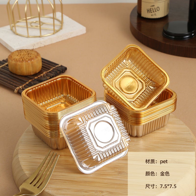 Mid-Autumn Moon Cake Bag 2024 Cantonese Moon Cake Flow Heart High Color Value Moon Cake Packaging Bag Small Bag - Image 1